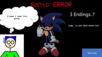 Sonic Error (Starring Zackary) screenshot, image №3823873 - RAWG