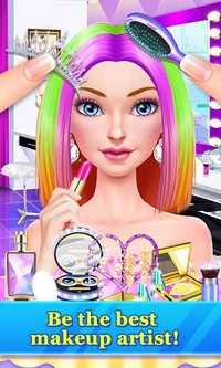 Hair Stylist Fashion Salon ❤ Rainbow Unicorn Hair screenshot, image №1592857 - RAWG