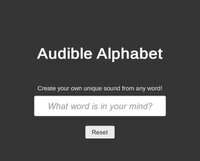 Audible Alphabet screenshot, image №2808116 - RAWG