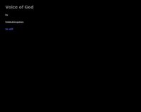 Voice of God (tomcole) screenshot, image №1183550 - RAWG