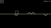 Infinite 2d line runner - avoid triangle obstacles - android hyper casual game screenshot, image №2179604 - RAWG