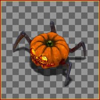 Animated Isometric Halloween Pumpkin Spider screenshot, image №3631539 - RAWG