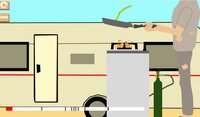 Caravan Man Flipping Omelette screenshot, image №2687852 - RAWG