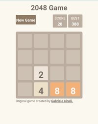 2048 (itch) (Matvey25) screenshot, image №2634638 - RAWG