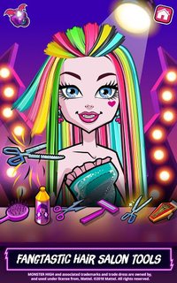Monster High Beauty Shop: Fangtastic Fashion Game screenshot, image №1450010 - RAWG