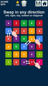Swap n Merge Numbers screenshot, image №2256888 - RAWG
