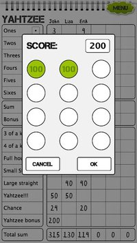 Yahtzee scoresheet screenshot, image №1403279 - RAWG