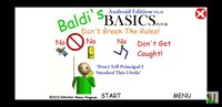 Baldi's Basics Android Don't Break The Rules V.1.4.1b screenshot, image №2590971 - RAWG