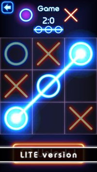 Tic Tac Toe glow - Free Puzzle Game screenshot, image №1356215 - RAWG