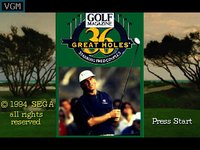 Golf Magazine: 36 Great Holes Starring Fred Couples screenshot, image №2149545 - RAWG