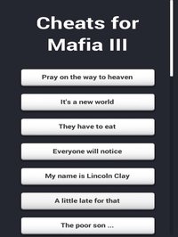 Cheats for Mafia III screenshot, image №2111761 - RAWG