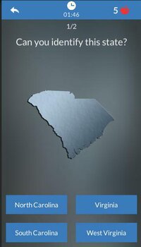 USA States and Capitals Quiz screenshot, image №2928314 - RAWG