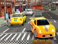Real Crazy taxi driver 3D simulator free 2016: Drive sports cab in modern city screenshot, image №1987597 - RAWG