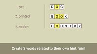 Trio Crossword - Word Puzzle screenshot, image №1372106 - RAWG