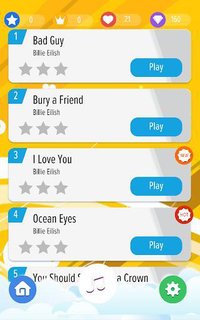 BILLIE EILISH Piano Tiles screenshot, image №2093205 - RAWG