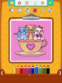 Kitty Cat Coloring Pages screenshot, image №961632 - RAWG