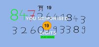 Pi Game - Memorise 100 Digits screenshot, image №2752544 - RAWG