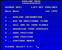 Airline Boss (Acorn Electron/BBC Micro) screenshot, image №3788891 - RAWG