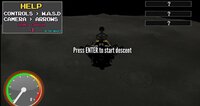 Lunar lander simpulator DEMO screenshot, image №2602816 - RAWG