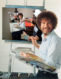 bounce a ball on bob ross painting idubbztv whos painting bob ross etc screenshot, image №1256398 - RAWG