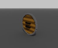 Voxel Wooden Shield screenshot, image №2599632 - RAWG