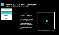 Blue Box vs Evil Geometry screenshot, image №2448423 - RAWG