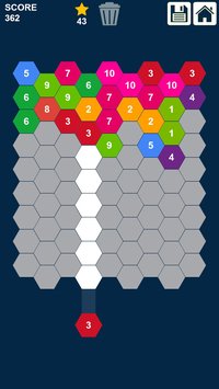 Hexa Puzzle: Shoot n Merge Numbers screenshot, image №2385336 - RAWG