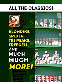 Solitaire 70+ Free Card Games in 1 Ultimate Classic Fun Pack: Spider, Klondike, FreeCell, Tri Peaks, Patience, and more for relaxing screenshot, image №953865 - RAWG