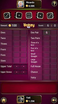 Yatzy - Offline Free Dice Games screenshot, image №2077987 - RAWG