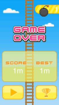 Pixel Man Climbing Ladder screenshot, image №890556 - RAWG