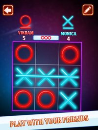 Tic Tac Toe Glow Game screenshot, image №1812216 - RAWG