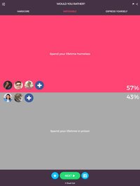 Would You Rather - Social Game screenshot, image №933098 - RAWG