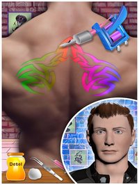 Tattoo Design 3D: Tattoo Artist Salon Game screenshot, image №2173997 - RAWG