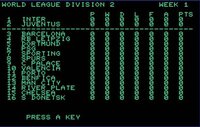 World Soccer League (Commodore PET) screenshot, image №2573398 - RAWG