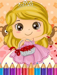 Sweet Little Girl Coloring Book Art Studio Paint and Draw Kids Game Valentine Day screenshot, image №1632709 - RAWG