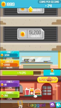 Burger Shop tycoon - clicker idle screenshot, image №2233086 - RAWG