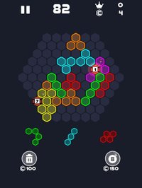 Neon Block Puzzle: Fill Board screenshot, image №1932548 - RAWG