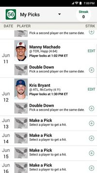 MLB Beat the Streak screenshot, image №1557722 - RAWG