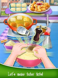 School Lunch Food - Hot Dog, Tator Tots & Juice screenshot, image №1588498 - RAWG