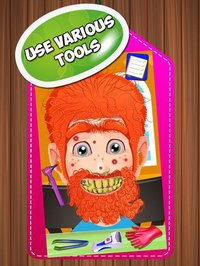 Hairy Face Salon - Hair dresser and hair stylist salon game screenshot, image №1831213 - RAWG