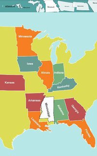 USA Map Puzzle screenshot, image №1438329 - RAWG