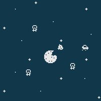 END OF OUR SOLAR SYSTEM -BITSY GAME 062022 JAM screenshot, image №3453799 - RAWG
