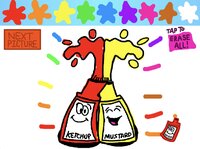 Ketchup And Mustard Coloring Station screenshot, image №2753665 - RAWG