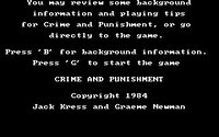 Crime and Punishment screenshot, image №754427 - RAWG
