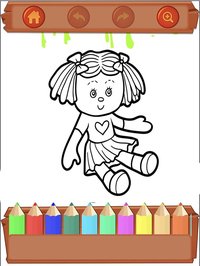 Dolls Coloring Book screenshot, image №2208164 - RAWG