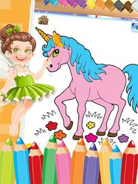 Little Unicorn Colorbook Drawing to Paint Coloring Game for Kids screenshot, image №1632912 - RAWG