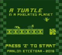 A turtle in a pixelated planet screenshot, image №1144056 - RAWG