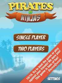 War Games: Pirates Versus Ninjas - A 2 player and Multiplayer Combat Game Deluxe screenshot, image №1819180 - RAWG