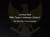 Latihan Soal Kelas 2 - PPKn - Tema 6 Subtema 1 screenshot, image №3270960 - RAWG