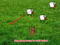 Awesome Wolf vs Small Sheep screenshot, image №1646625 - RAWG